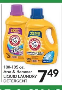 Pete's Fresh Market Arm & Hammer LIQUID LAUNDRY DETERGENT offer