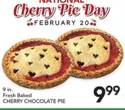 Pete's Fresh Market 9 in. Fresh Baked CHERRY CHOCOLATE PIE offer