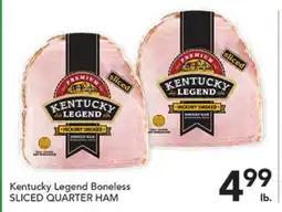 Pete's Fresh Market Kentucky Legend Boneless SLICED QUARTER HAM offer