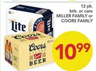 Pete's Fresh Market MILLER FAMILY or COORS FAMILY offer