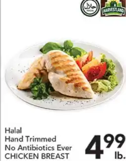 Pete's Fresh Market Halal Hand Trimmed No Antibiotics Ever CHICKEN BREAST offer