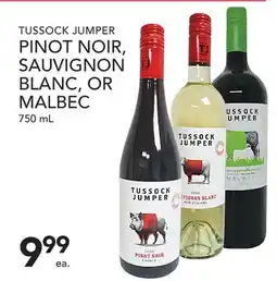 Pete's Fresh Market TUSSOCK JUMPER PINOT NOIR, SAUVIGNON BLANC, OR MALBEC offer