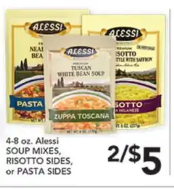Pete's Fresh Market Alessi SOUP MIXES, RISOTTO SIDES, or PASTA SIDES offer