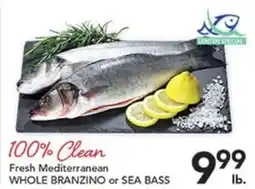 Pete's Fresh Market Fresh Mediterranean WHOLE BRANZINO or SEA BASS offer
