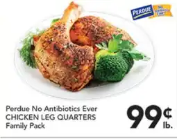 Pete's Fresh Market Perdue No Antibiotics Ever CHICKEN LEG QUARTERS offer