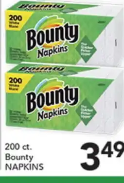 Pete's Fresh Market 200 ct. Bounty NAPKINS offer