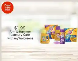 Walgreens Arm & Hammer Laundry Care offer