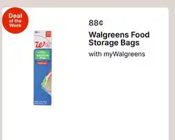 Walgreens Walgreens Food Storage Bags offer