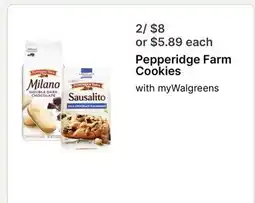 Walgreens Pepperidge Farm Cookies offer