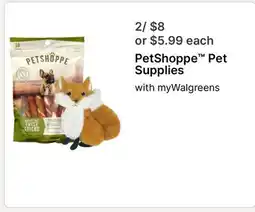 Walgreens PetShoppe Pet Supplies offer