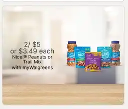 Walgreens Nice! Peanuts or Trail Mix offer