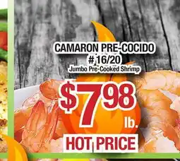 Torres Supermercado Jumbo Pre-Cooked Shrimp offer