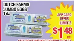 Torres Supermercado DUTCH FARMS JUMBO EGGS offer