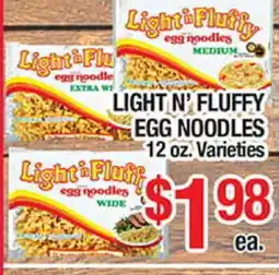 Torres Supermercado LIGHT N' FLUFFY EGG NOODLES offer