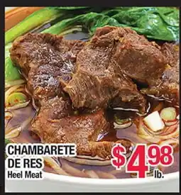 Torres Supermercado CHAMBARETE DE RES offer