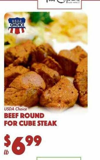 The Food Emporium Beef Round For Cube Steak offer