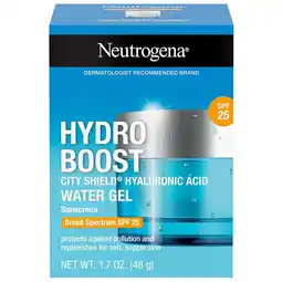 Walgreens Hydro Boost City Shield Hydrating Water Gel, SPF 25 offer