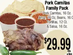 Big Saver Foods Pork Carnitas Family Pack offer