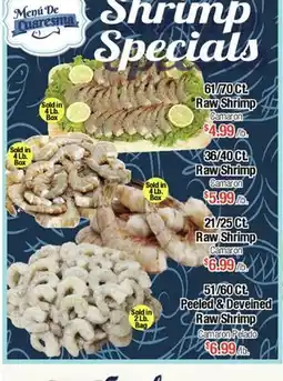 Big Saver Foods Shrimp Specials offer