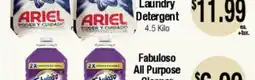 Big Saver Foods Laundry Detergent 4.5 Kilo, Fabuloso All Purpose Cleaner offer