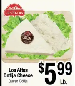 Big Saver Foods Los Altos Cotija Cheese offer