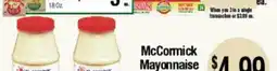 Big Saver Foods Mc Cormick Mayonnaise offer