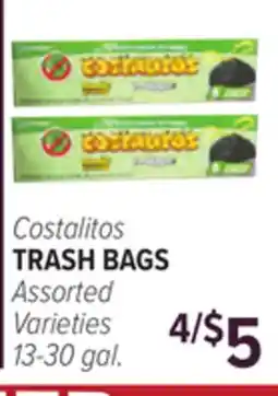 Cermak Fresh Market Costalitos TRASH BAGS offer