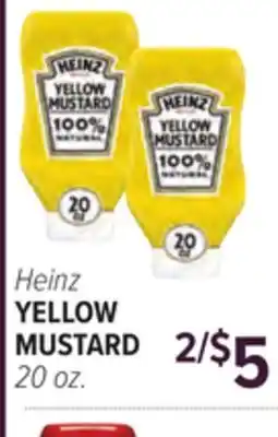 Cermak Fresh Market Heinz YELLOW MUSTARD offer