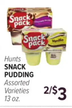 Cermak Fresh Market Hunts SNACK PUDDING offer