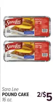 Cermak Fresh Market Sara Lee POUND CAKE offer