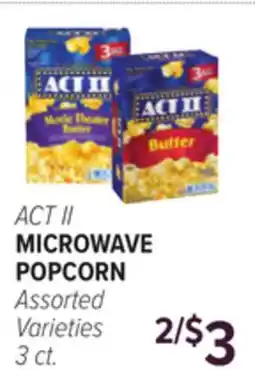 Cermak Fresh Market ACT II MICROWAVE POPCORN offer