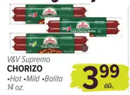 Cermak Fresh Market V&V Supremo CHORIZO offer
