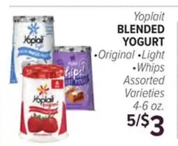 Cermak Fresh Market Yoplait BLENDED YOGURT offer