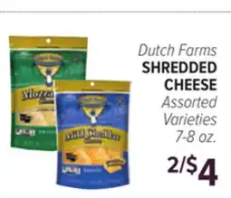 Cermak Fresh Market Dutch Farms SHREDDED CHEESE offer