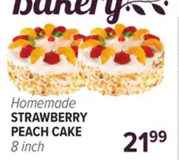 Cermak Fresh Market Homemade STRAWBERRY PEACH CAKE offer