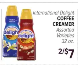 Cermak Fresh Market International Delight COFFEE CREAMER offer