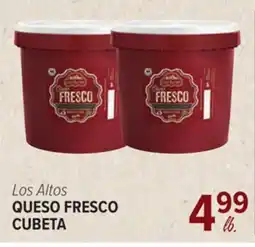Cermak Fresh Market Los Altos QUESO FRESCO CUBETA offer