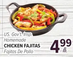 Cermak Fresh Market U.S. Gov't Insp. Homemade CHICKEN FAJITAS offer