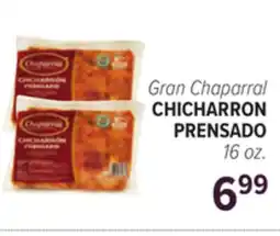 Cermak Fresh Market Gran Chaparral CHICHARRON PRENSADO offer
