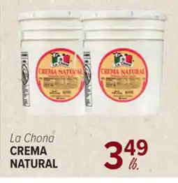 Cermak Fresh Market La Chona CREMA NATURAL offer