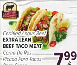 Cermak Fresh Market Certified Angus Beef EXTRA LEAN BEEF TACO MEAT offer