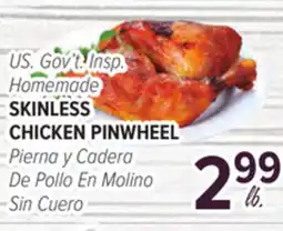 Cermak Fresh Market U.S. Gov't Insp. Homemade SKINLESS CHICKEN PINWHEEL offer