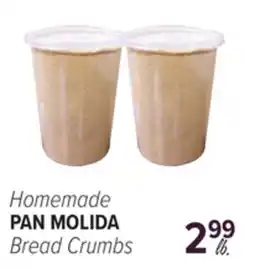 Cermak Fresh Market Homemade PAN MOLIDA Bread Crumbs offer
