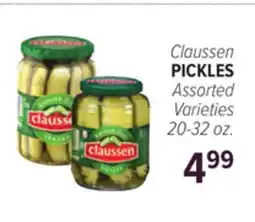 Cermak Fresh Market Claussen PICKLES offer