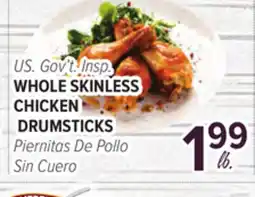 Cermak Fresh Market WHOLE SKINLESS CHICKEN DRUMSTICKS offer