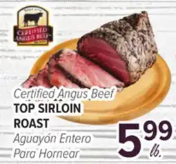 Cermak Fresh Market Certified Angus Beef TOP SIRLOIN ROAST offer