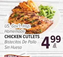 Cermak Fresh Market U.S. Gov't. Insp. Homemade CHICKEN CUTLETS offer