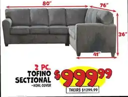 Ollie's 2 PC TOFINO SECTIONAL offer