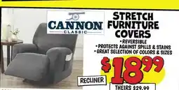 Ollie's STRETCH FURNITURE COVERS offer