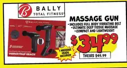 Ollie's BALLY TOTAL FITNESS MASSAGE GUN offer